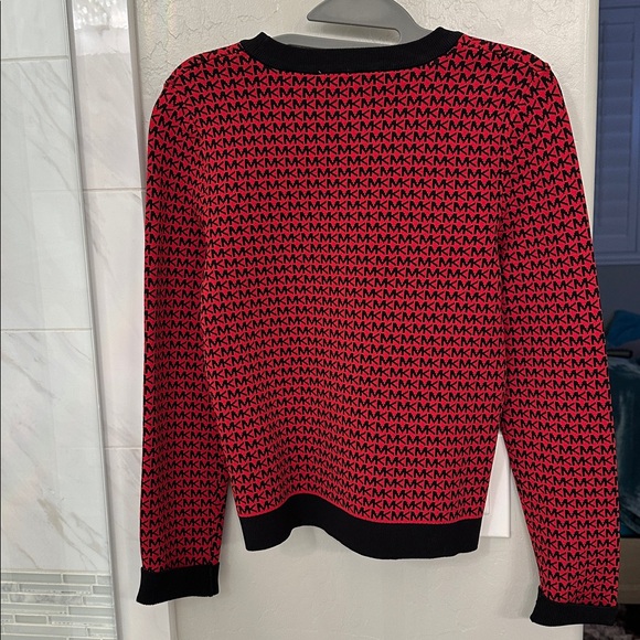 Michael Kors Black and Red Patterned Women's Sweater NWT - Picture 4 of 4